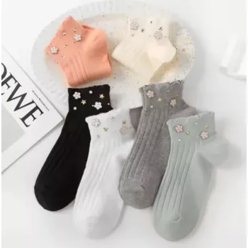 Dámské punčochy Dámské ponožky Sandra - Uni / mentolová