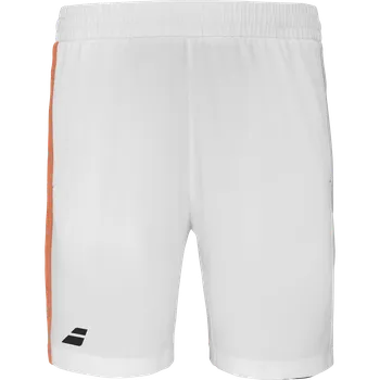 Pánské kraťasy Pánské kraťasy Babolat PLAY SHORT MEN White/Orange Velikost: L