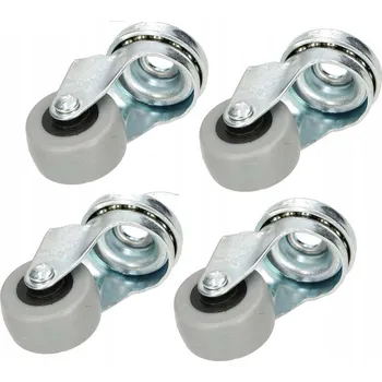 Nábytkové kování Nábytkové kolečko gumové fi30 sada 4 ks.