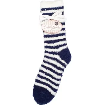 Dámské punčochy Dámske žinilkové ponožky Relax - Uni / tmavě modrá