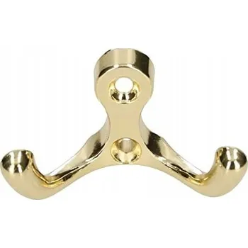 Věšák Nástěnný věšák na oděvy pavouk nábytek zlatý kotarbau - zlato