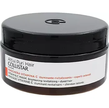 Vlasová regenerace Collistar Attivi Puri Hair Vitamin C rozjasňující maska pro barvené vlasy s vitaminem C 200 ml + Prodloužená možnost vrácení zboží do 30 dnů.