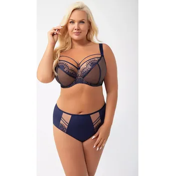Kalhotky Dámské kalhotky Gorsenia K 497 Paradise Tmavě modré tmavě modrá L