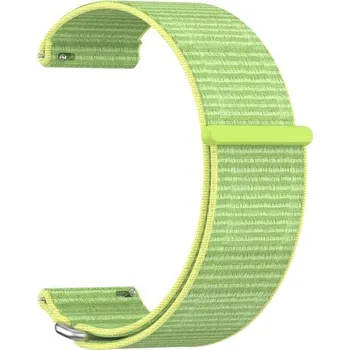 Příslušenství k chytrým hodinkám VSECHNONAMOBIL 119536 NYLON HOOK AND LOOP Náhradní řemínek pro Garmin Venu X1 světle zelený