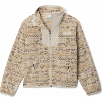 Dívčí mikina Columbia Sequoia Grove™ Printed Full Zip Fleece J 2134961278 - dark stone horizons/dark stone S