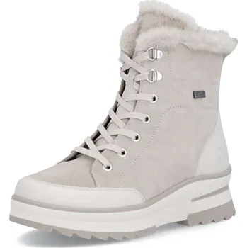 Dámské kozačky Rieker Dámská kotníková obuv REMONTE D2B76-62 béžová W5 44