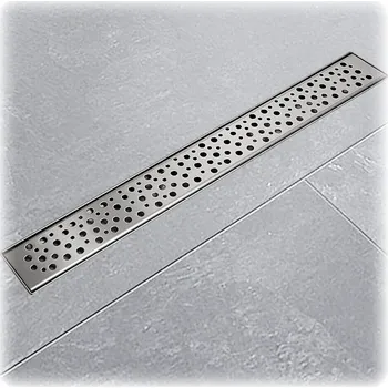 sprchový žlab Odtok Tropfen 90 cm se sifonem podlahový z nerezové oceli inox M14750