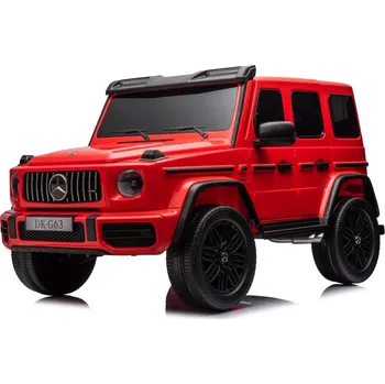 Dětské elektrovozidlo KidVolt Mercedes Benz G63 AMG XXL | 2x280W | červená nosnost až 80kg! nová technologie motorů - velice tiché | úložný prostor pod kapotou