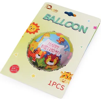 Balónek Nafukovací balónek Happy Birthday - multikolor