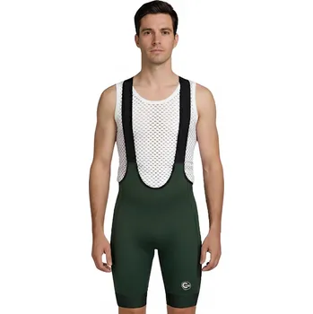 Cyklistické kalhoty C-LAB Cyklistické kalhoty se šlemi polstrování 2XL ZELENÁ