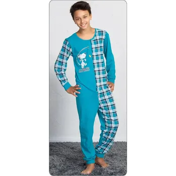 Pánské pyžamo Dětský overal Sleepwalker modrá 5 - 6