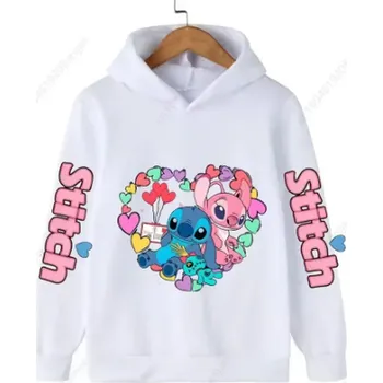 Chlapecký svetr Lilo & Stitch Dívčí mikina "STITCH" Barva: Bílá, Velikost: 130