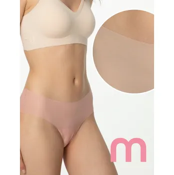 Dámské spodní prádlo Kalhotky bezešvé Mousse Classic broskvové - Julimex XL/XXL