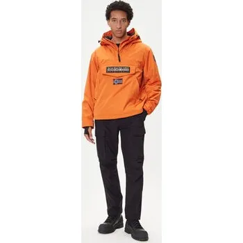 Pánská větrovka Napapijri Bunda anorak Rainforest Next NP0A4IB9 Oranžová Regular Fit XL