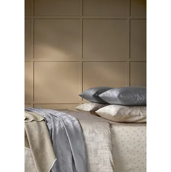 Povlečení Curt Bauer / Stella Ateliers Luxusní damaškové povlečení YUN šedá Povlečení Bauer: povlak 80x80cm