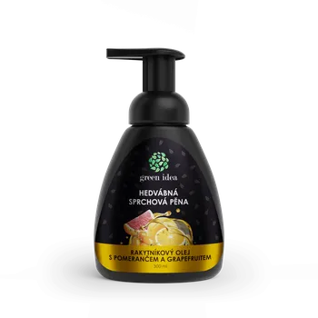 Koupelová pěna Green idea Hedvábná sprchová pěna - rakytníkový olej s pomerančem a grapefruitem 300 ml