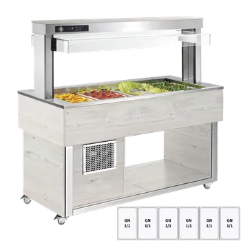 Bufet chlazený RM TR GREEN+ 6H Hemlock