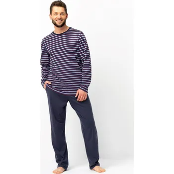 Pánské oblečení PÁNSKÉ PYŽAMO MNS 316 B25 tmavě modrá XXL