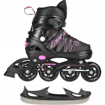 Kolečkové brusle Brusle 2v1 Nils Extreme velikost 31-34