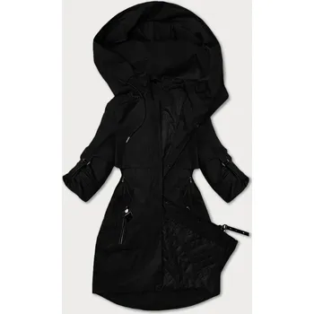 Černá dámská bunda typu větrovka S'West (B8357-1) odstíny černé S (36)