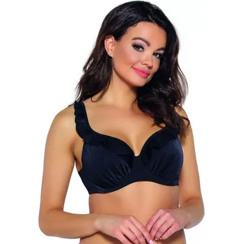 Dámské plavky Horní díl plavek 213 black - AVA černá 85/C