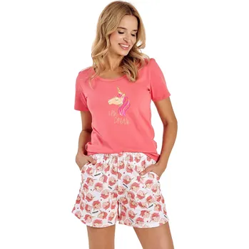 Dámské pyžamo Dámské pyžamo 3112 Mila - TARO růžová L