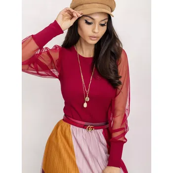 Dámská halenka Halenka RV BZ 5192.16 bordó XL