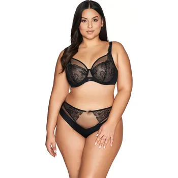 Dámské spodní prádlo Dámské kalhotky Ava 2072 S-3XL Black černá S