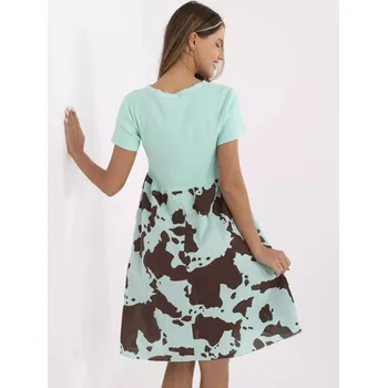 Dámské šaty Šaty DHJ SK 253701.80 mint jedna velikost