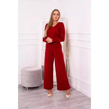 Dámský svetr Sada svetrů červená UNI