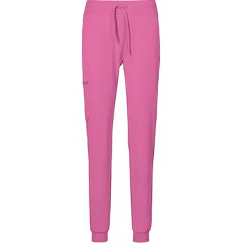 Exner Unisexové rovné strečové pracovní nohavice Barva: růžová sytá, Velikost: XL EX332