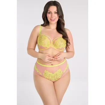 Podprsenka Měkká dámská podprsenka soft Gorsenia K 861 Summer Time Limetka 70E