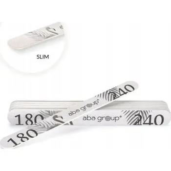 Pilník na ruce Aba group jednoduchý papírový, bílý, šedý