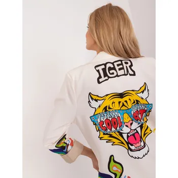 Dámské sako Námořnictvo DHJ MA 18525 7.67 ecru jedna velikost