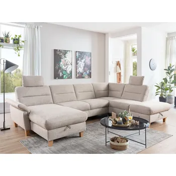 Sedací souprava Rohová sedací souprava ve tvaru U ROMANA 2 Pravý roh