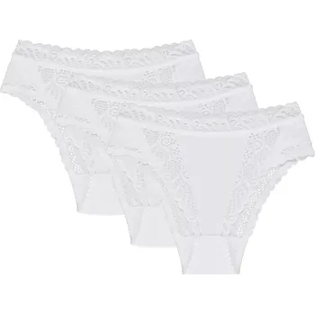 Kalhotky Wol-Bar Abra 3-pack barva:bílá S