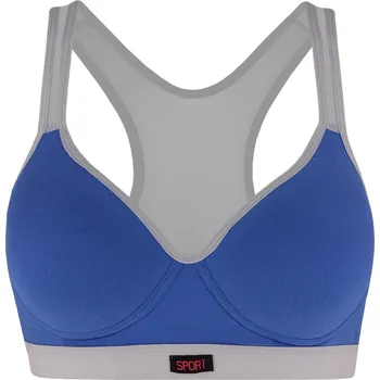 Podprsenka Sports Bra bavlněná podprsenka 2137 80B modrá