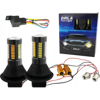 Denní svícení Světla pro denní svícení Interlook 2w1-W21W-66SMD