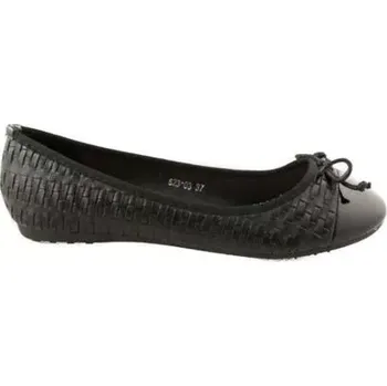 Dámské baleríny Krásné a unikátní černé dámské baleríny 37