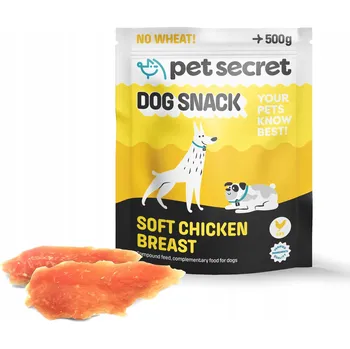 Pamlsek pro psa Pamlsky pro psy, měkké kousky s kuřecím masem (prsa), 500 g