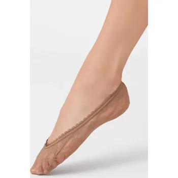 Dámské ponožky baleríny Veneziana Pizzo Roselina béžová univerzální
