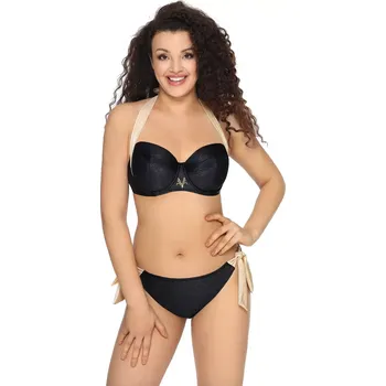 Podprsenka Vyztužená dámská plavková podprsenka full cup Ava SK 148 černá 65B