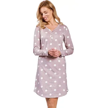 Dámská noční košilka 3215 01 Libby - TARO béžová S