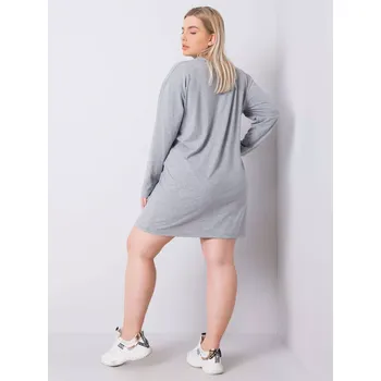 Dámské šaty Šaty RV SK 6321.93 šedá XL