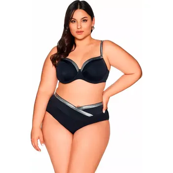 Dámské plavky Spodní díl plavek Ava SF 224/15 Black S-3XL černá XL-42