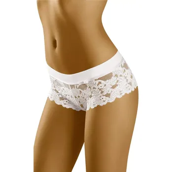 Kalhotky Nefritové bílé kalhotky - Wol-Bar S