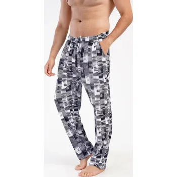 Pánské pyžamo Pánské pyžamové kalhoty Petr tmavě modrá XXL