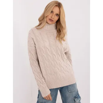 Dámský svetr Jumper AT SW 23445.00 světle béžový jedna velikost