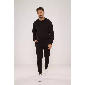 Pánská mikina Mikina De Lafense 728 Just Homewear M-2XL černá M