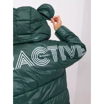 NM KR TR522 bunda.96P tmavě zelená M/L